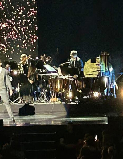 Live musical performance on stage