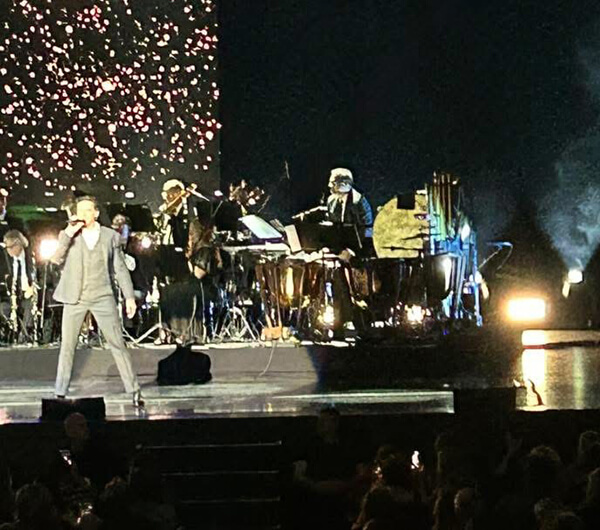 Live musical performance on stage